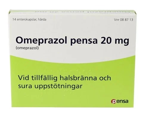 Omeprazol Pensa enterokapsel 20 mg 14 st Pensa