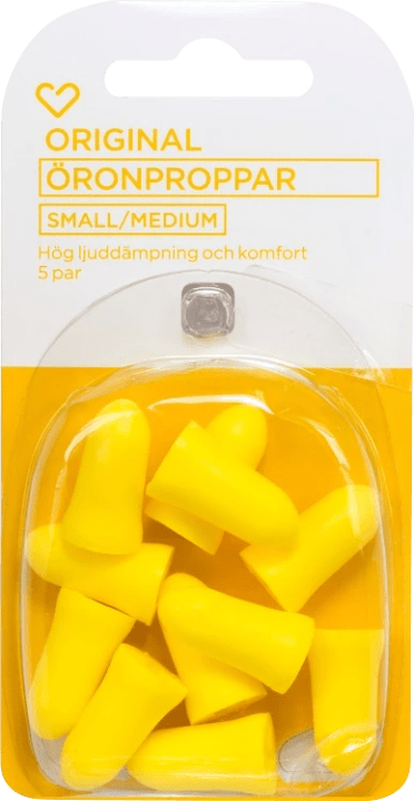 Hjärtats öronproppar small/medium 5 par Hjärtats