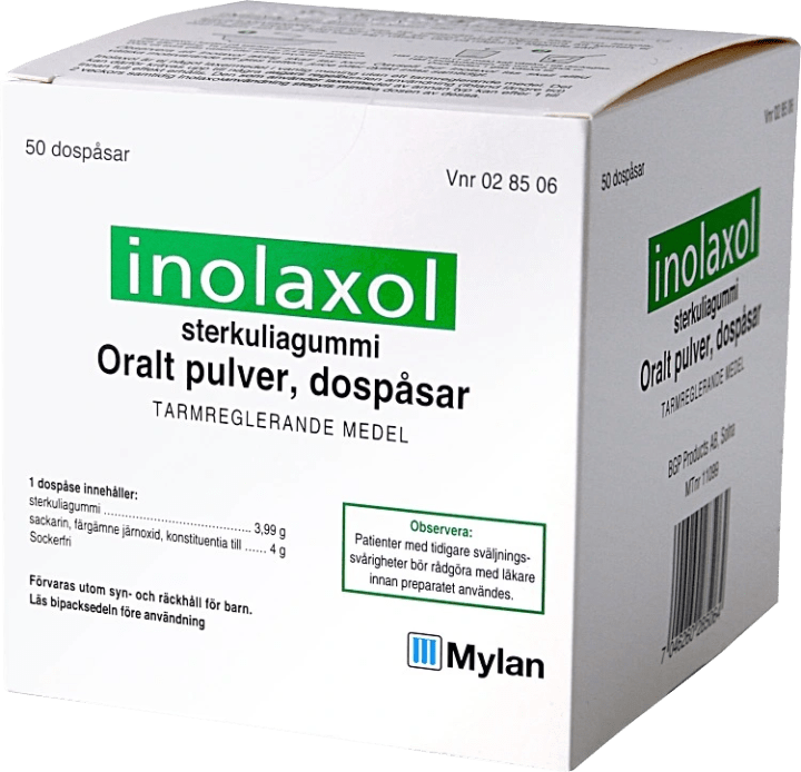 Inolaxol oralt pulver dospåse 50 st Inolaxol