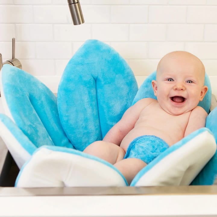 Blooming Bath Blue Babybadstöd Blooming Bath