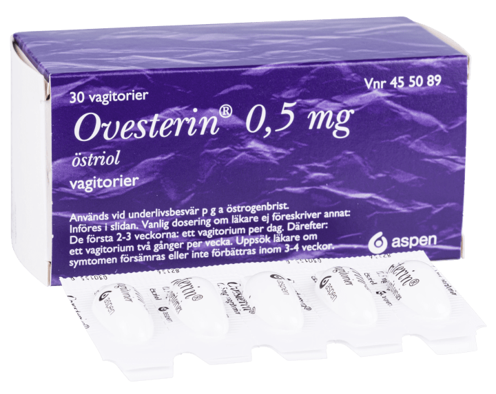 Ovesterin vagitorium 0,5 mg 30 st Ovesterin