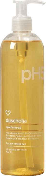 Hjärtats pH5 Duscholja Oparfymerad 400ml Hjärtats