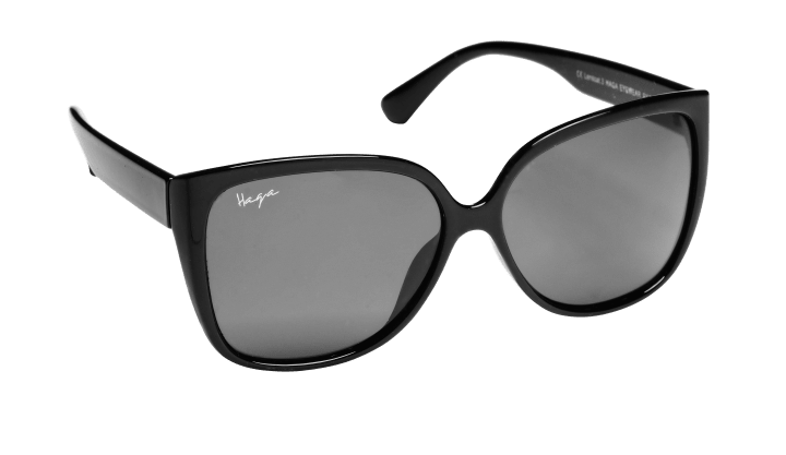 Haga Eyewear Solglas Milan Polarized Black Grey Lens 1par Haga Eyewear