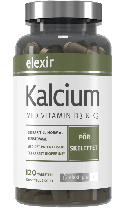 Elexir Kalcium 120 tabletter Elexir Pharma