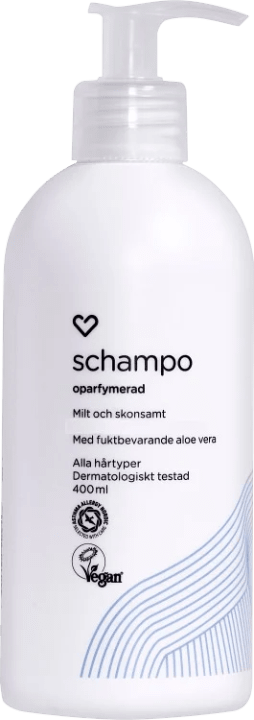 Hjärtats Schampo Oparfymerat 400 ml Hjärtats