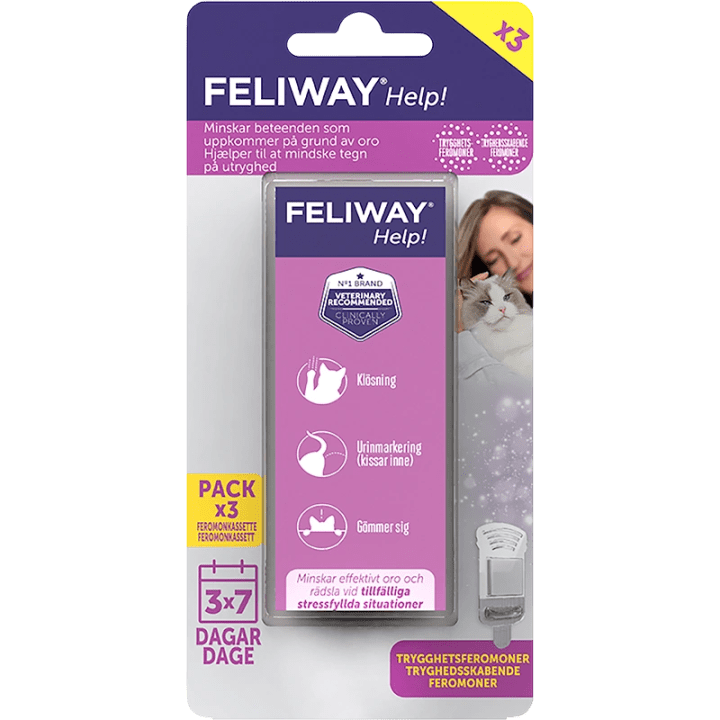 Feliway Help Refillkassett 3 st Feliway