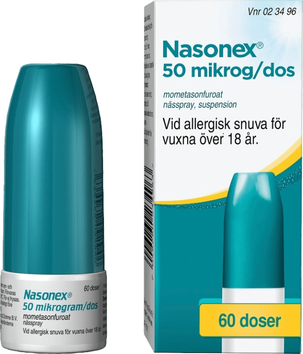 Nasonex nässpray suspension 50 µg/dos 60 doser Nasonex