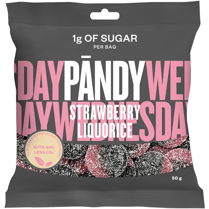 Pändy Strawberry/Liquorice 50g Pändy
