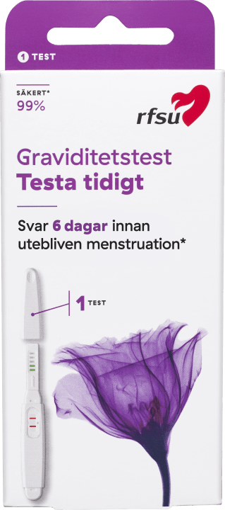 RFSU Graviditetstest Testa Tidigt 1-pack Rfsu