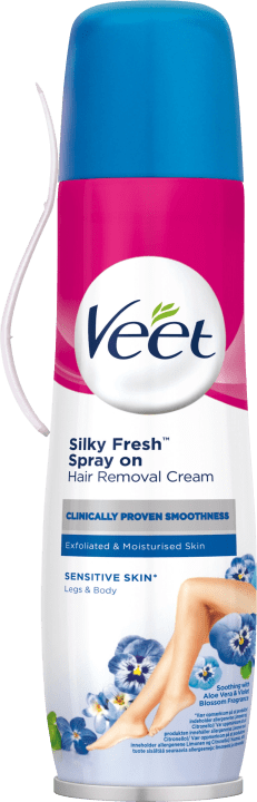 Veet Spray On Hårborttagningskräm Känslig Hud 150 ml Veet
