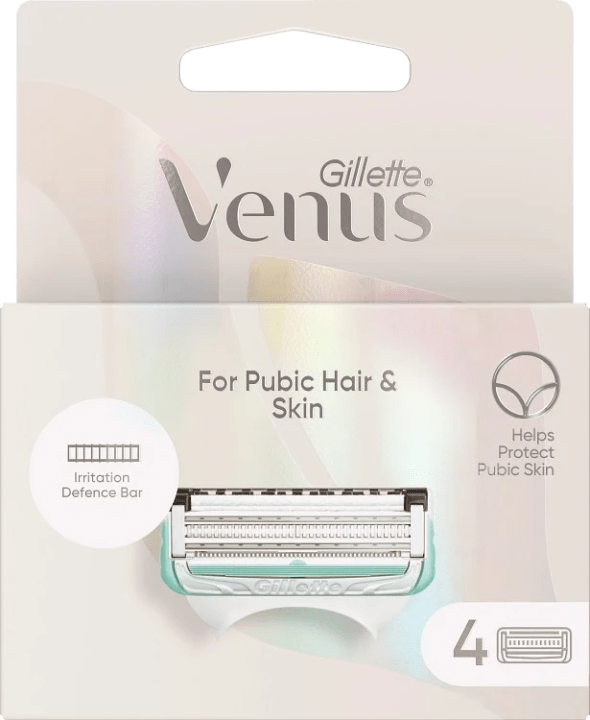 Venus Satin Care Rakblad för Intimområdet 4 st Venus