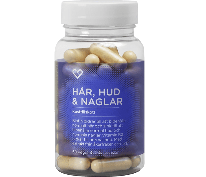 Hjärtats Hår, Hud & Naglar Kapsel 60 st Hjärtats