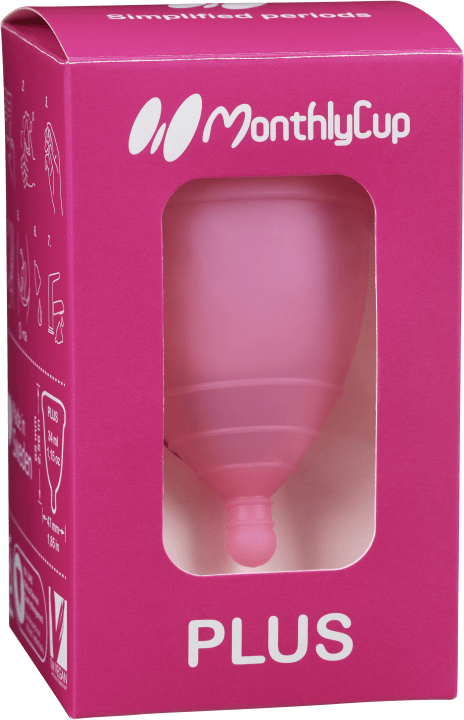 MonthlyCup Menskopp Pink Topaz Plus MonthlyCup