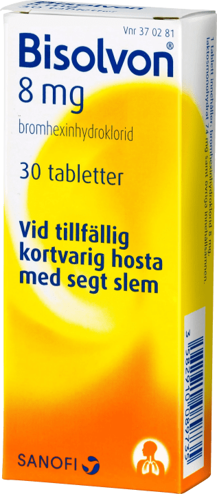 Bisolvon tablett 8 mg 30 st Bisolvon
