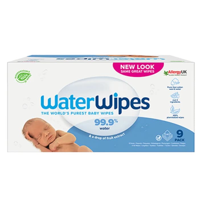 WaterWipes Biodegradable BabyWipes Big Pack 9x60 st WaterWipes