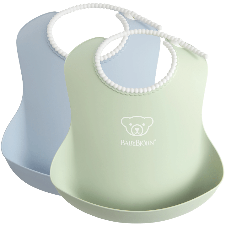 BabyBjörn Haklapp Blekgrön/Blekblå 2-pack Babybjörn