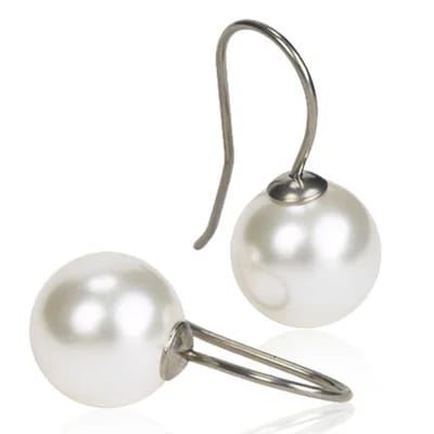 Blomdahl Örhängen Pendant White Pearl Blomdahl