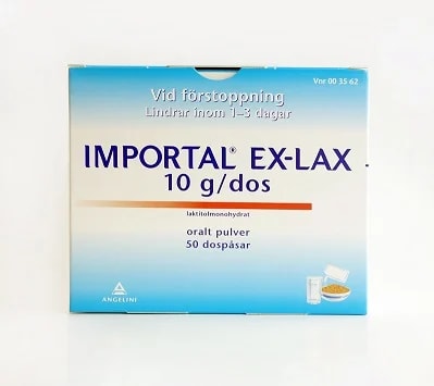Importal Ex-Lax oralt pulver 10 g 50 st Importal