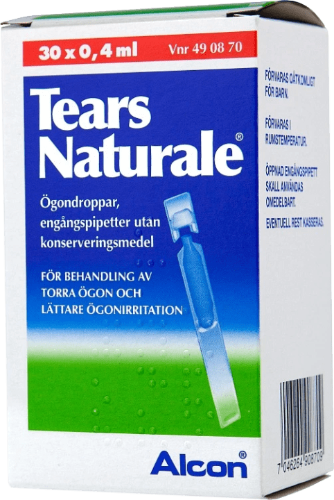 Tears Naturale ögondroppar endosbehållare 30 x 0,4 ml Tears