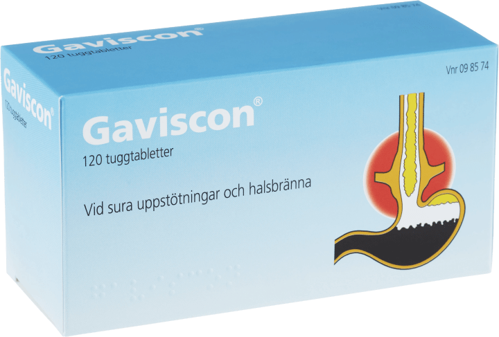 Gaviscon tuggtablett 120 st Gaviscon
