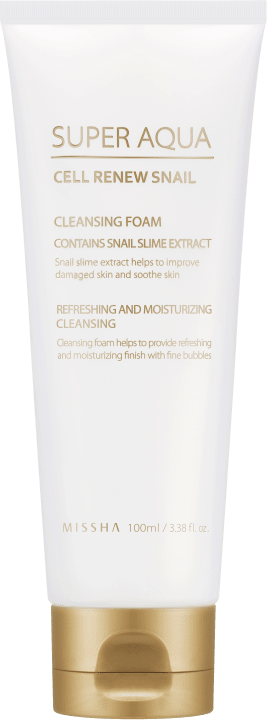 Missha Super Aqua Cell Renew Snail Cleansing Foam 100 ml Missha