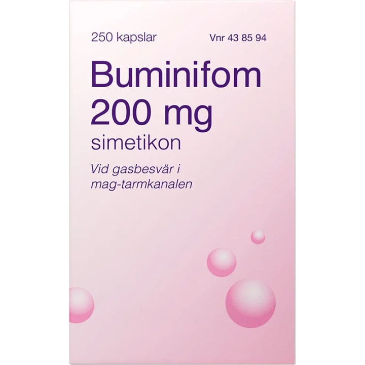 Buminifom 200 mg 250 kapslar Buminifom