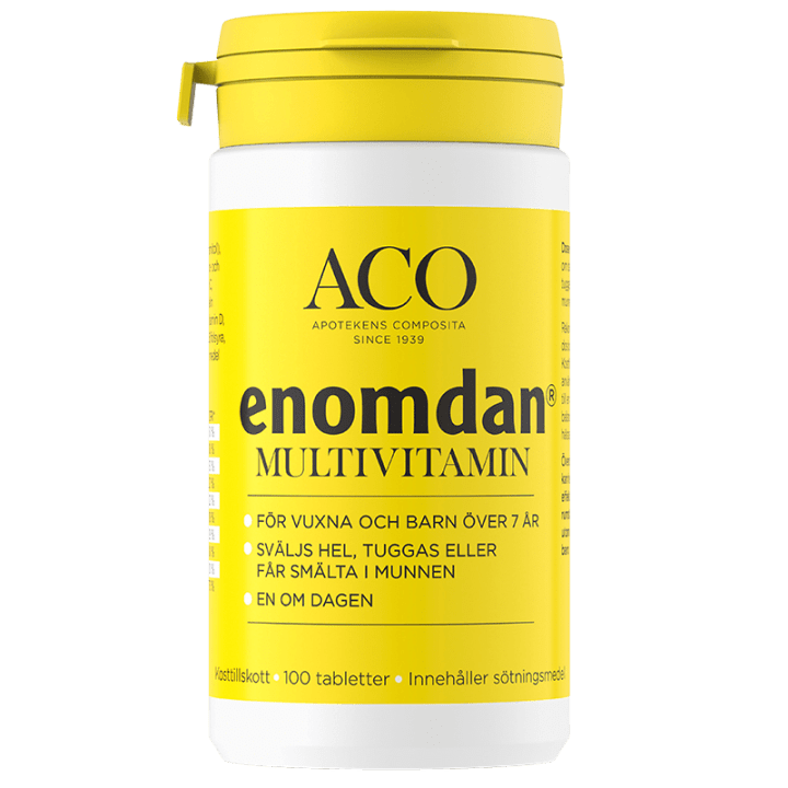 ACO Enomdan Multivitamintablett 100 st ACO