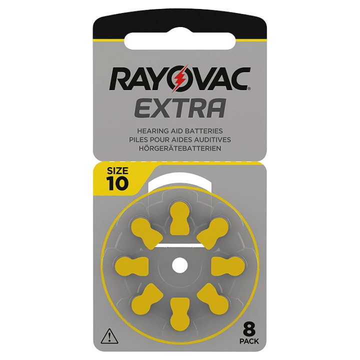 Rayovac Extra Hörapparatsbatterier 10 Gul 8st Rayovac