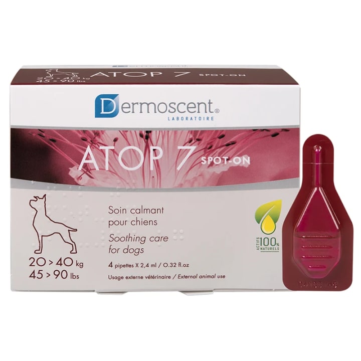 Dermoscent ATOP 7® Spot-on för hundar 20-40 kg 4 x 2,4 ml Dermoscent
