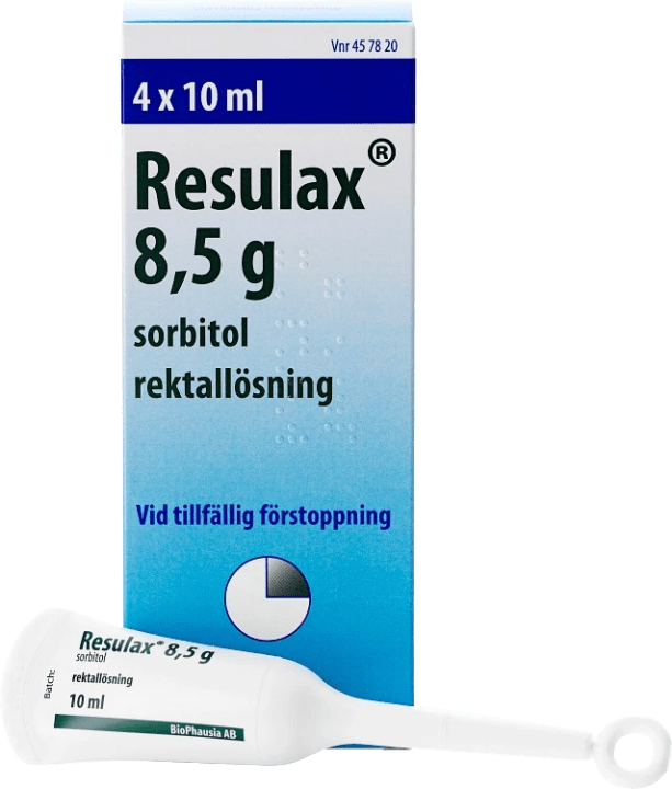 Resulax rektallösning 8,5 g 4 st Resulax