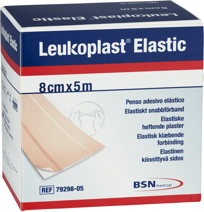 Leukoplast Elastic plåsterrulle 8 cm x 5 m Leukoplast