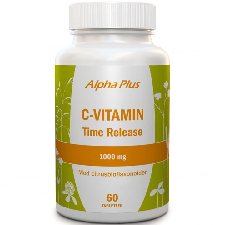 Alpha Plus C-vitamin Time Release 1000 mg 60 tabletter Alpha Plus
