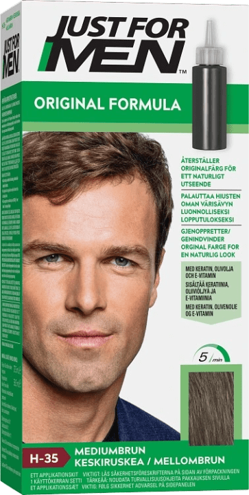 Just For Men Original Formula Hair Hårfärg Medium Brown Just For Men