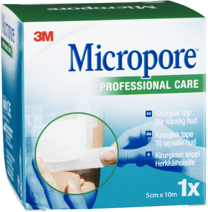 Micropore kirurgtejp 5 cm x 10 m 1 st Micropore
