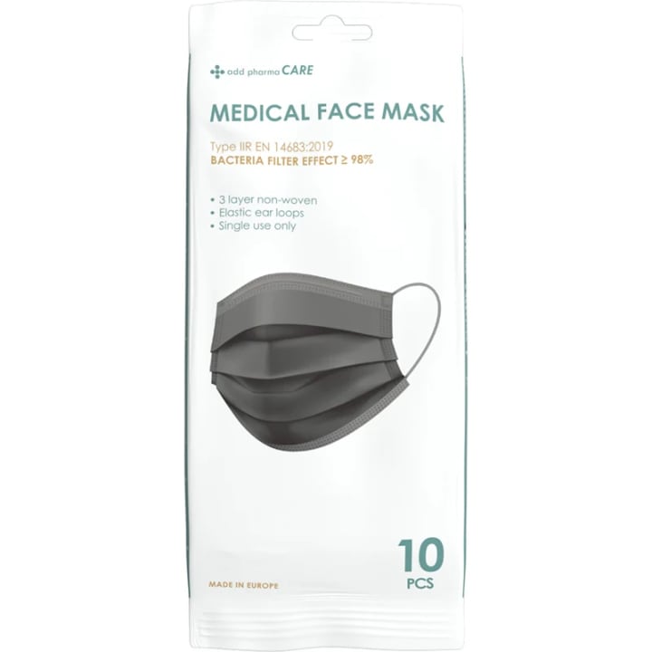 Add Pharma Care Typ IIR Munskydd 10-pack Svart Add Pharma Care