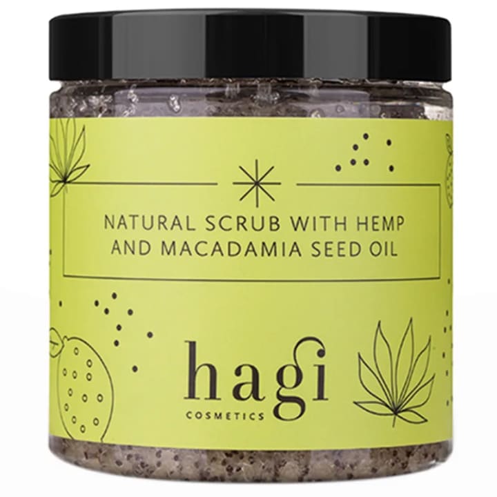 Hagi Natural Scrub with Hemp and Macadamia Seed Oil 280 g Hagi