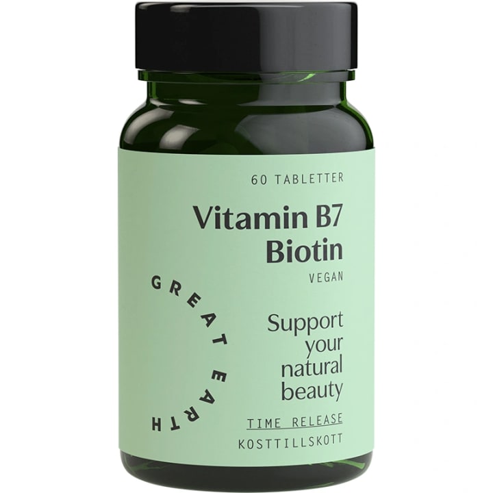 Great Earth Vitamin B7/Biotin 1000 mcg 60 tabletter Great Earth