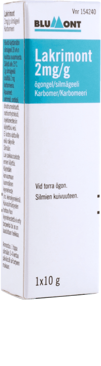 Lakrimont ögongel 2 mg/g 10 g Lakrimont