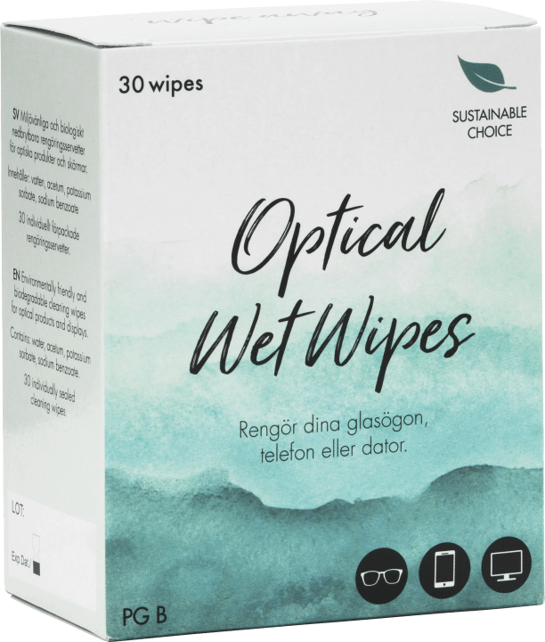 Haga Eyewear Optical Wet Wipes 30 st Haga Optik