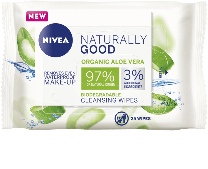 Nivea Naturally Good Wipes 25 st Nivea