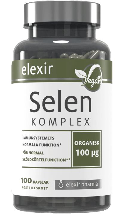 Elexir Organiskt Selen Komplex 100 kapslar Elexir Pharma