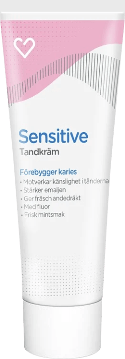Hjärtats Tandkräm Sensitive 75ml Hjärtats