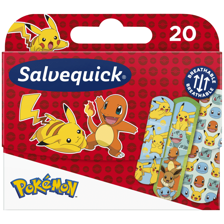Salvequick Pokémon Barnplåster 20 st Salvequick