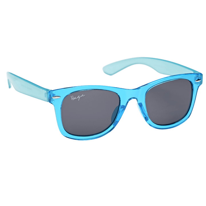 Haga Eyewear Solglasögon Sparkle Frosty Blue Grey lens Haga Optik