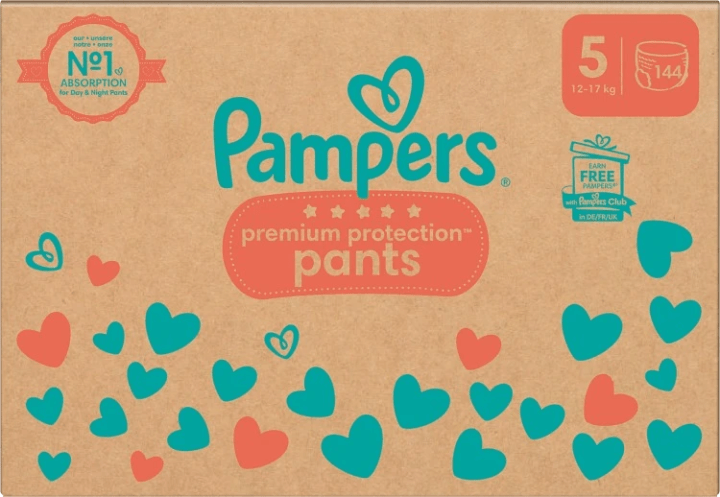 Pampers Premium Protection Stl5 12-17kg 144st Pampers