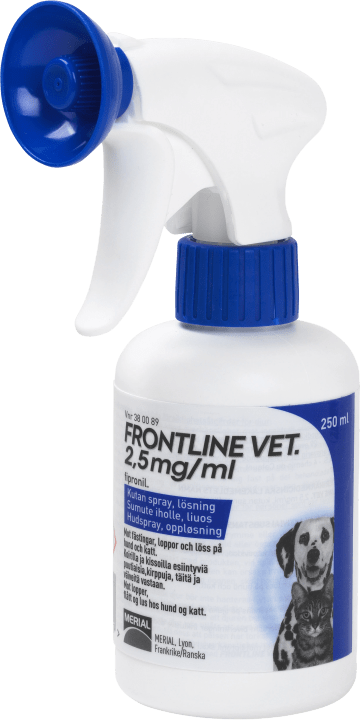 Frontline Vet. Kutan spray 2,5 mg/ml 250 ml Frontline