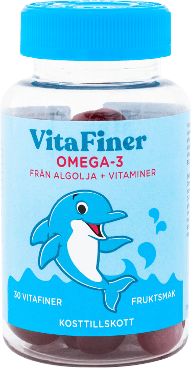 VitaFiner Omega 3 från Alg 30 tuggisar Vitabeaner