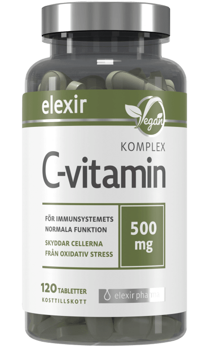 Elexir C-vitamin Komplex 120 tabletter Elexir Pharma