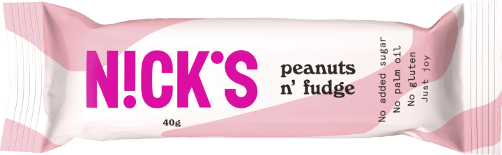 NICK'S Peanuts n' Fudge Chocolatebar 40 g Nicks
