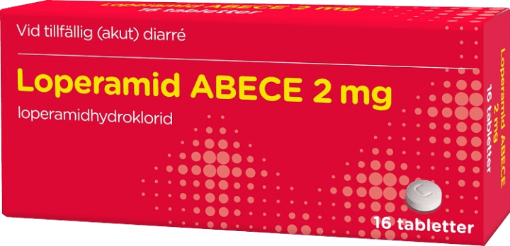 Loperamid ABECE Tablett 2 mg 16 st ABECE